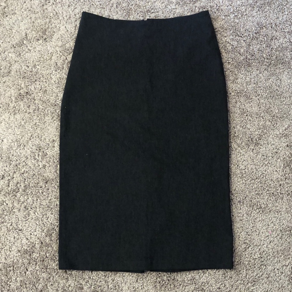 Dark Grey Pencil Skirt